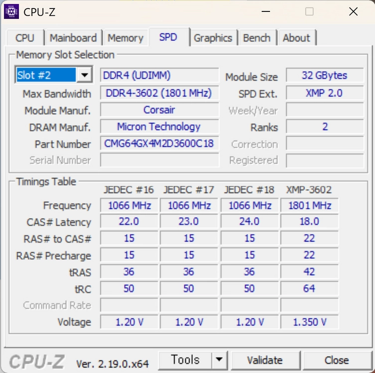 램/메모리 커세어 DDR4-3600 RGB 32GB x 8개 (총 256GB / 4개 단위 판매) 이미지