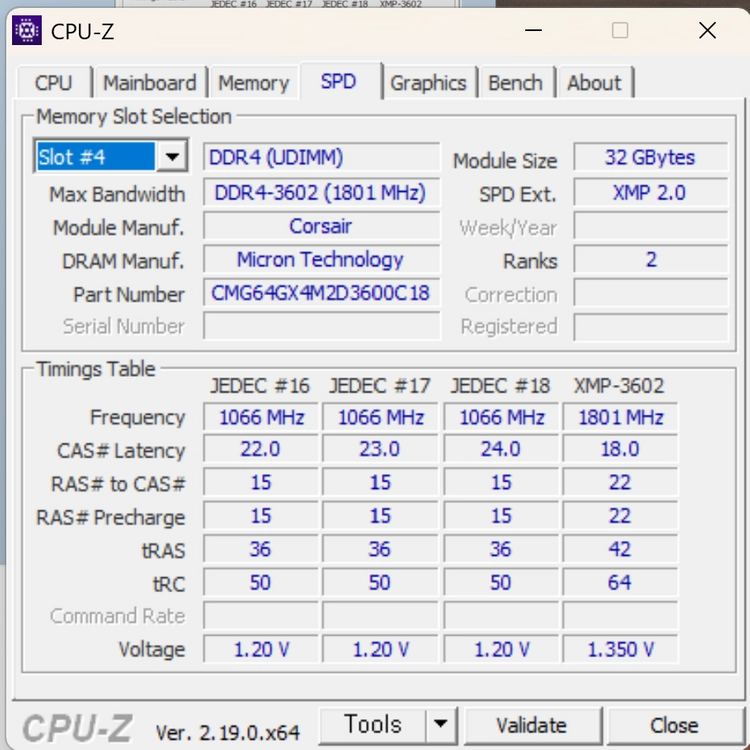 램/메모리 커세어 DDR4-3600 RGB 32GB x 8개 (총 256GB / 4개 단위 판매) 이미지