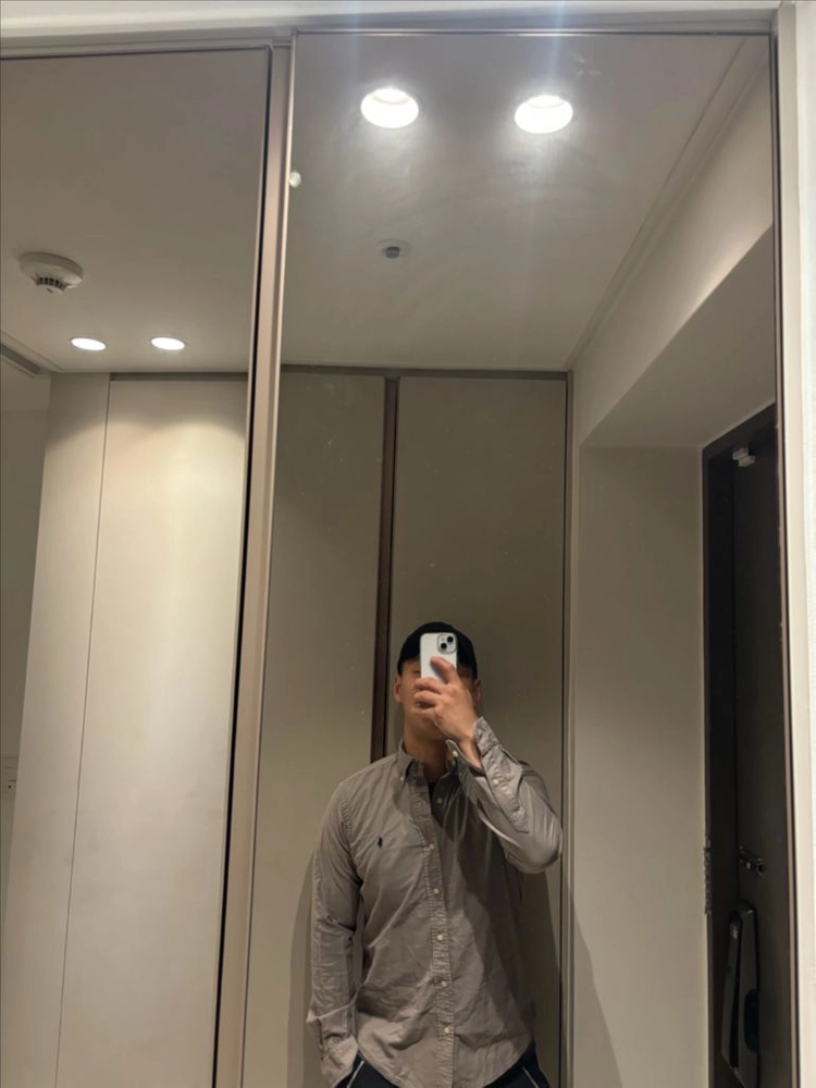 [백화점판/큐알신형] 폴로 가먼트다이 옥스포드 셔츠 S(95) 이미지