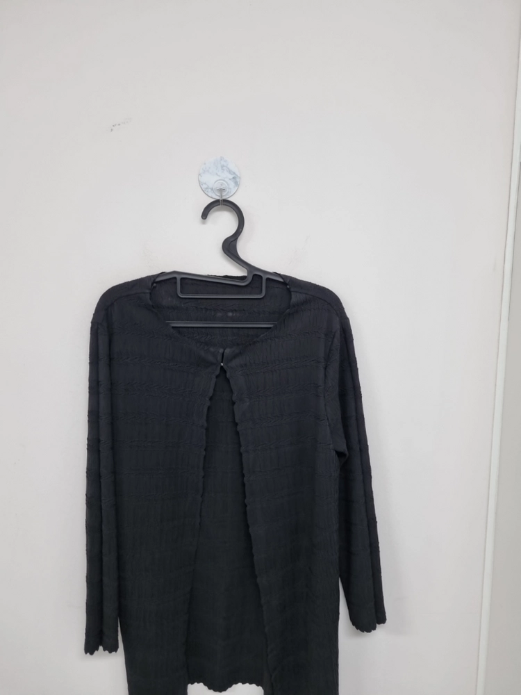 [플리츠미 Pleatsme] 여성 주름 롱 가디건 이미지