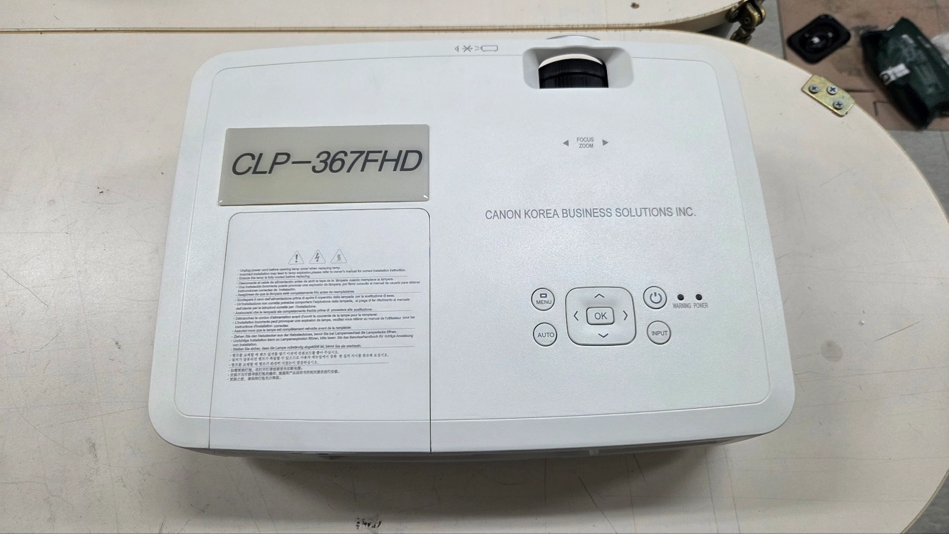 [A급/새램프/3개월AS] 프로젝터 LCD 캐논 3600안시 FHD 고화질 (CLP-367FHD) 정밀 클리닝완료 이미지