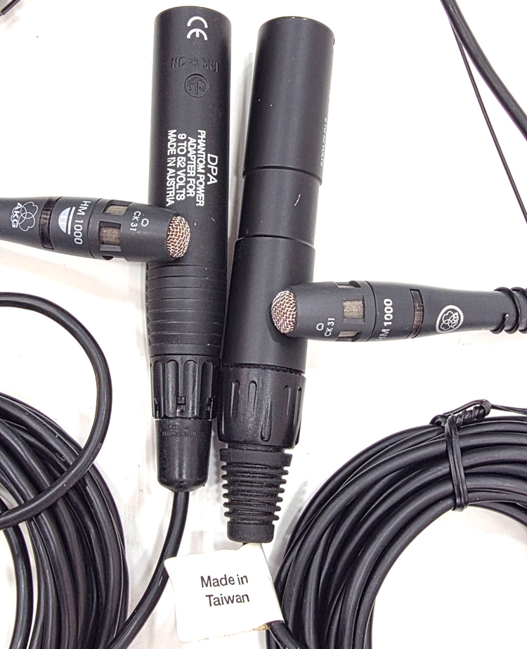 중고 DPA ADAPTER AKG CK31/HM1000 컨덴서 성가대마이크 수축튜브로 중간이음새있음/1PAIR 가격 이미지