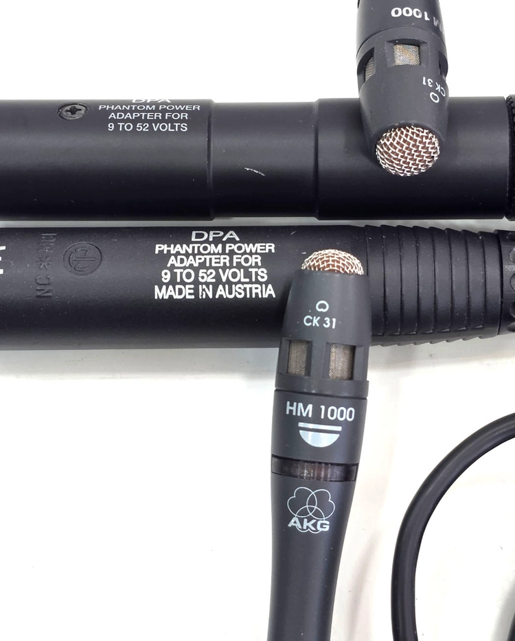 중고 DPA ADAPTER AKG CK31/HM1000 컨덴서 성가대마이크 수축튜브로 중간이음새있음/1PAIR 가격 이미지