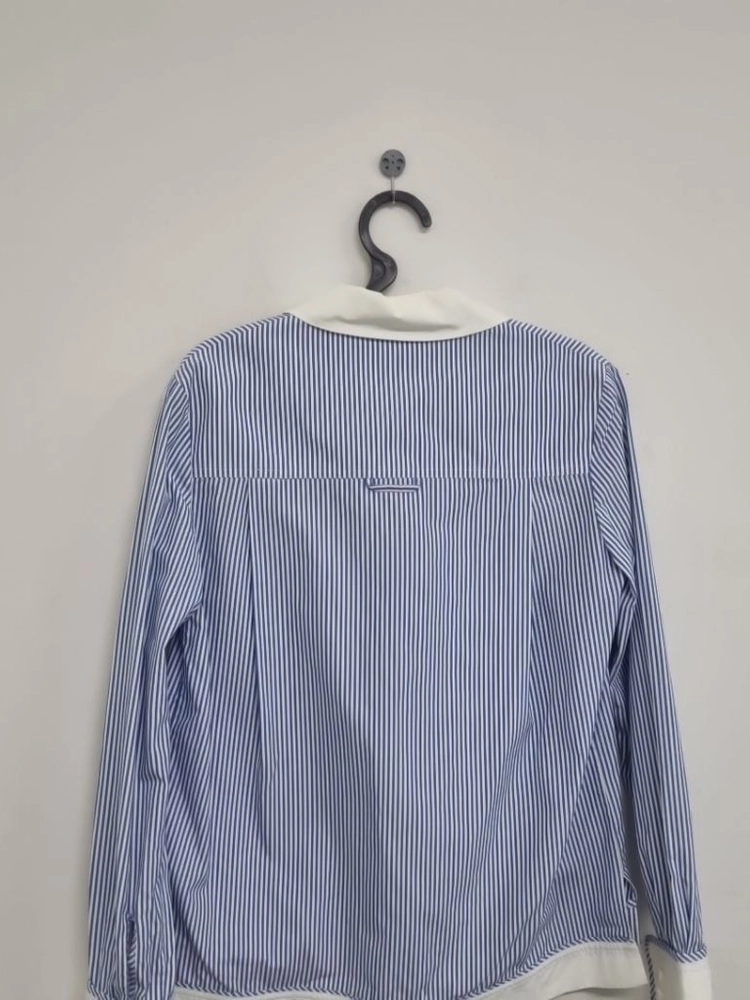 CARVEN 까르뱅 스트라이프 배색 셔츠 38사이즈 이미지