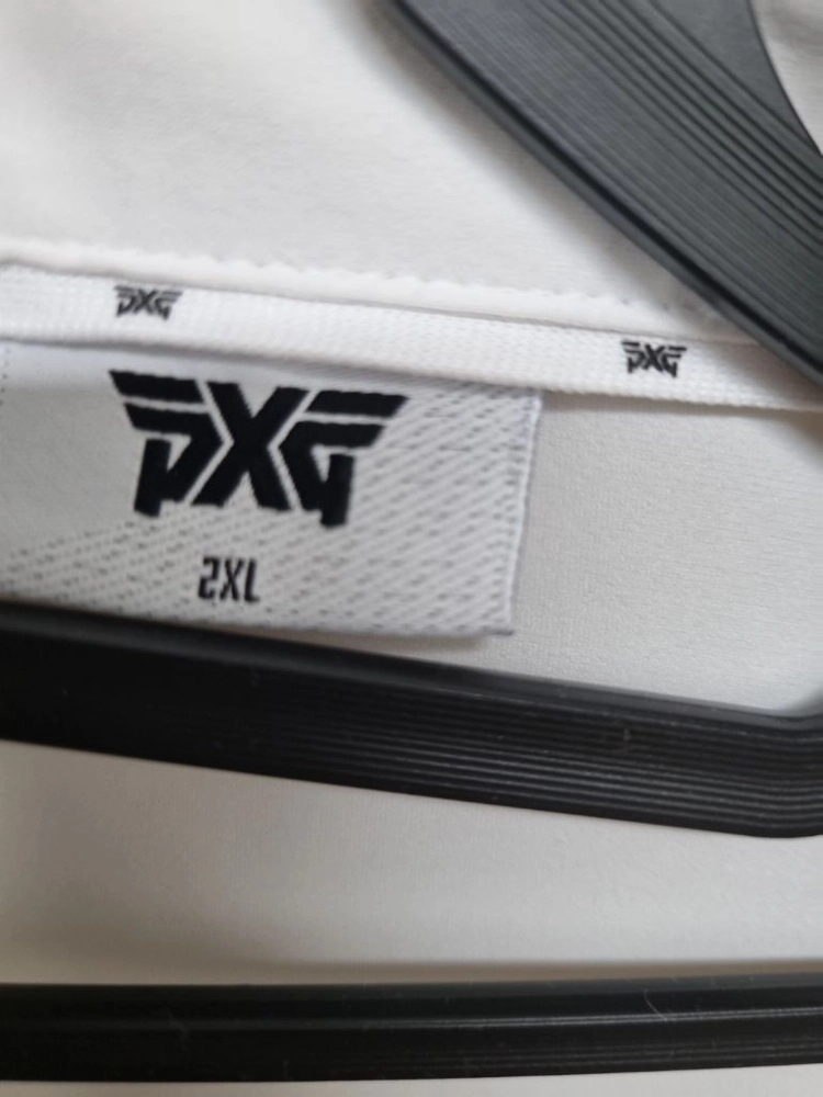 [PXG] 정품 남성 로고 엠보 카라 반팔 골프 티셔츠 이미지
