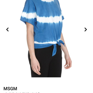 MSGM 이태리 타이다이 반팔 티셔츠 S 이미지