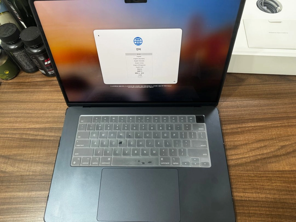 맥북에어 M2 15인치_8GB_512GB SSD_맥북마우스 함께 판매합니다. 이미지