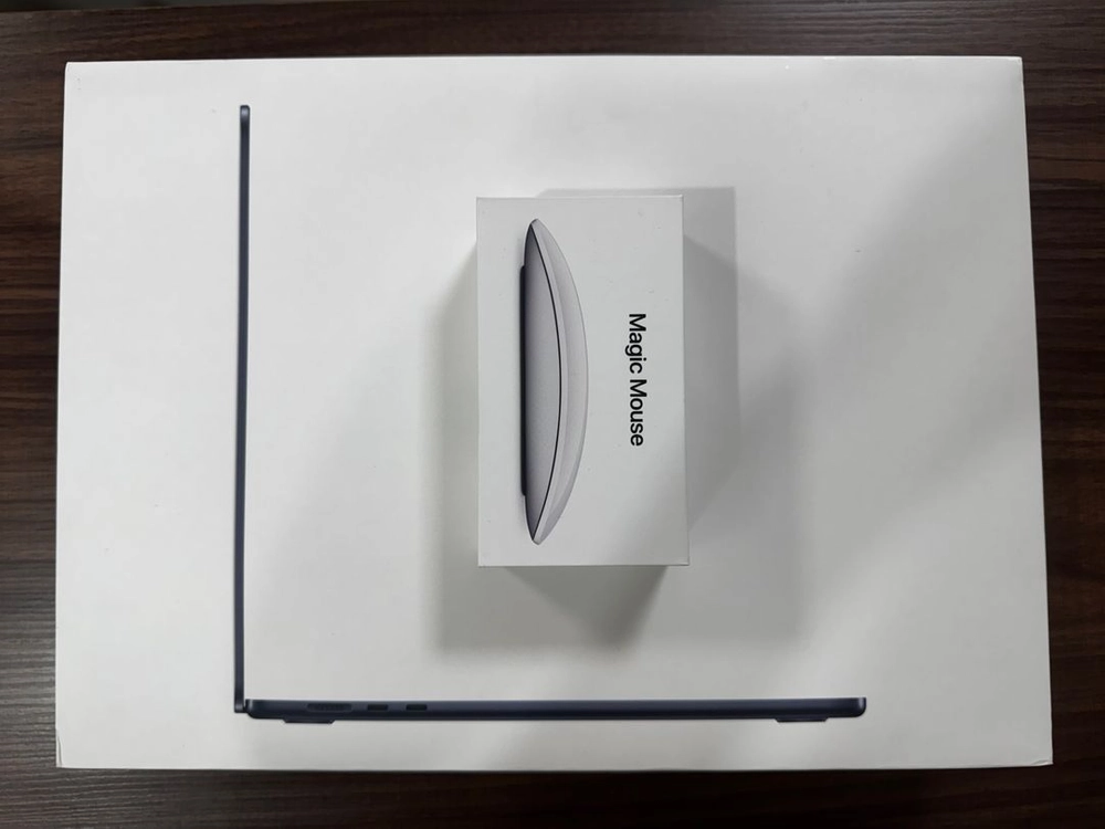 맥북에어 M2 15인치_8GB_512GB SSD_맥북마우스 함께 판매합니다. 이미지