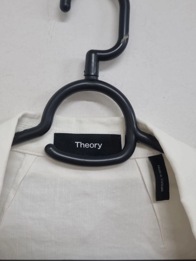 띠어리 Theory 화이트 린넨 블렌드 자켓 2사이즈 이미지
