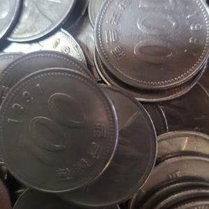 동전 사용제 1991년 100원100개 일괄 이미지