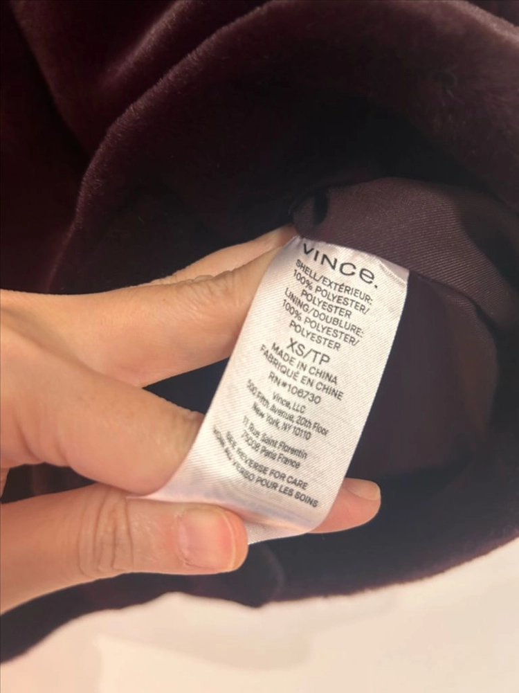Vince 플러쉬 에코퍼 퍼자켓 페이크퍼 xs 이미지