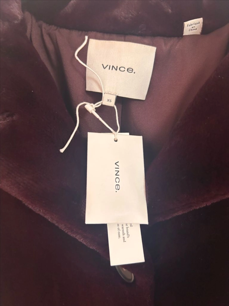 Vince 플러쉬 에코퍼 퍼자켓 페이크퍼 xs 이미지