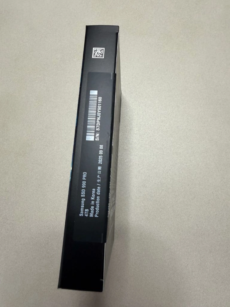 M.2 NVMe SSD 4TB 삼성 990pro 이미지