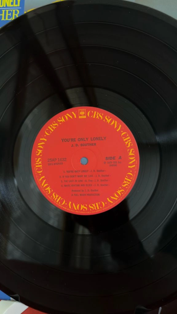 (록, 존 데이비드 사우더 3집, 민트급)J.D Souther - Youre Only Lonely LP 이미지