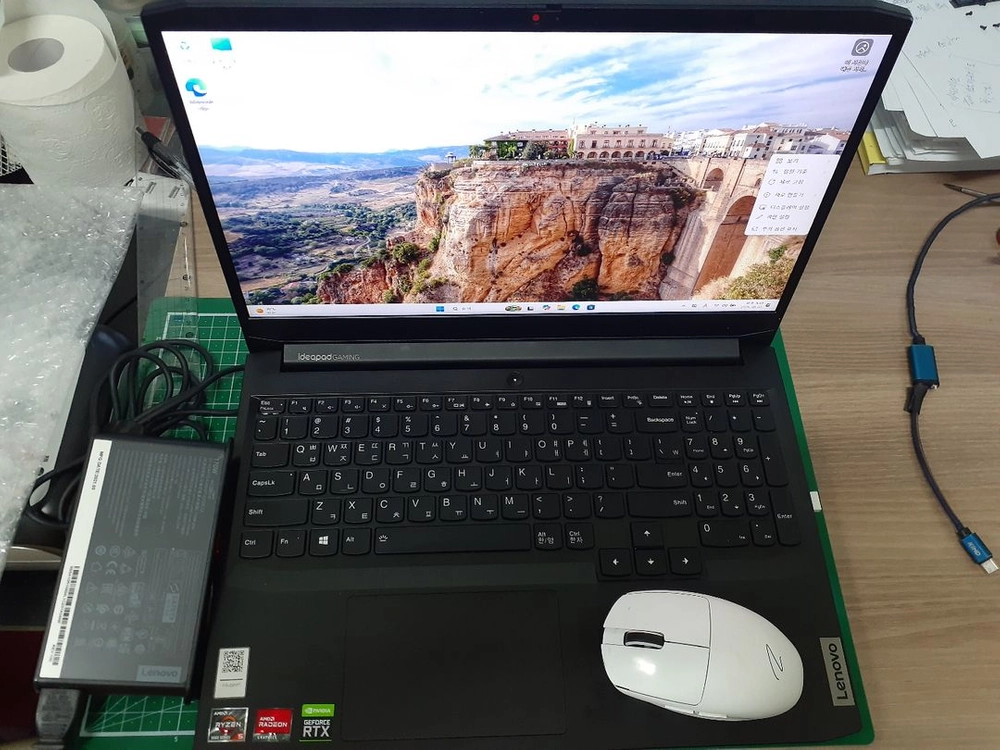 택포) 레노보 게이밍 노트북 라이젠5 5600h Rtx3060 - 안심되는 중고거래