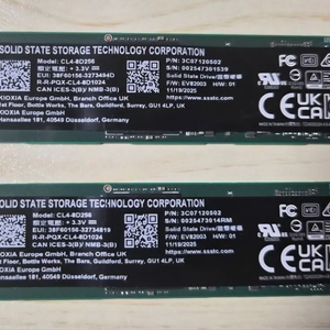미사용)키오시아 NVMe SSD 256GB PCIe 4.0 10개 이미지