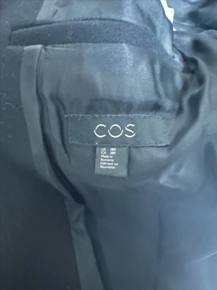COS 코스 / 울 테일러드 코트 블랙 / 38 이미지