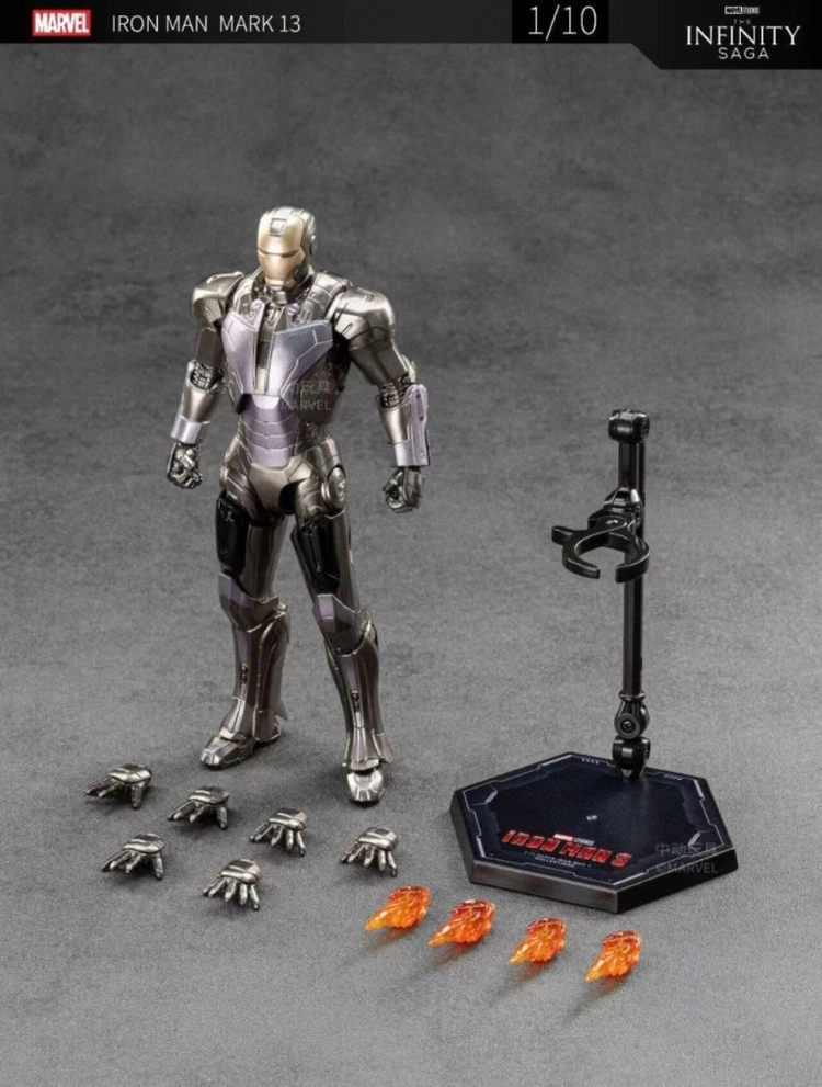 미개봉 새상품) zd toys 아이언맨 마크13 마블 피규어 이미지