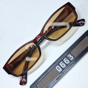 ORIGINAL SUNGLASSES 6347-02 선글라스 슬림 스퀘어 일본 수입 빈티지 레트로 클래식 Y2K 패션 이미지
