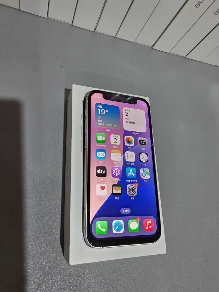 아이폰 12미니 128GB 화이트 이미지