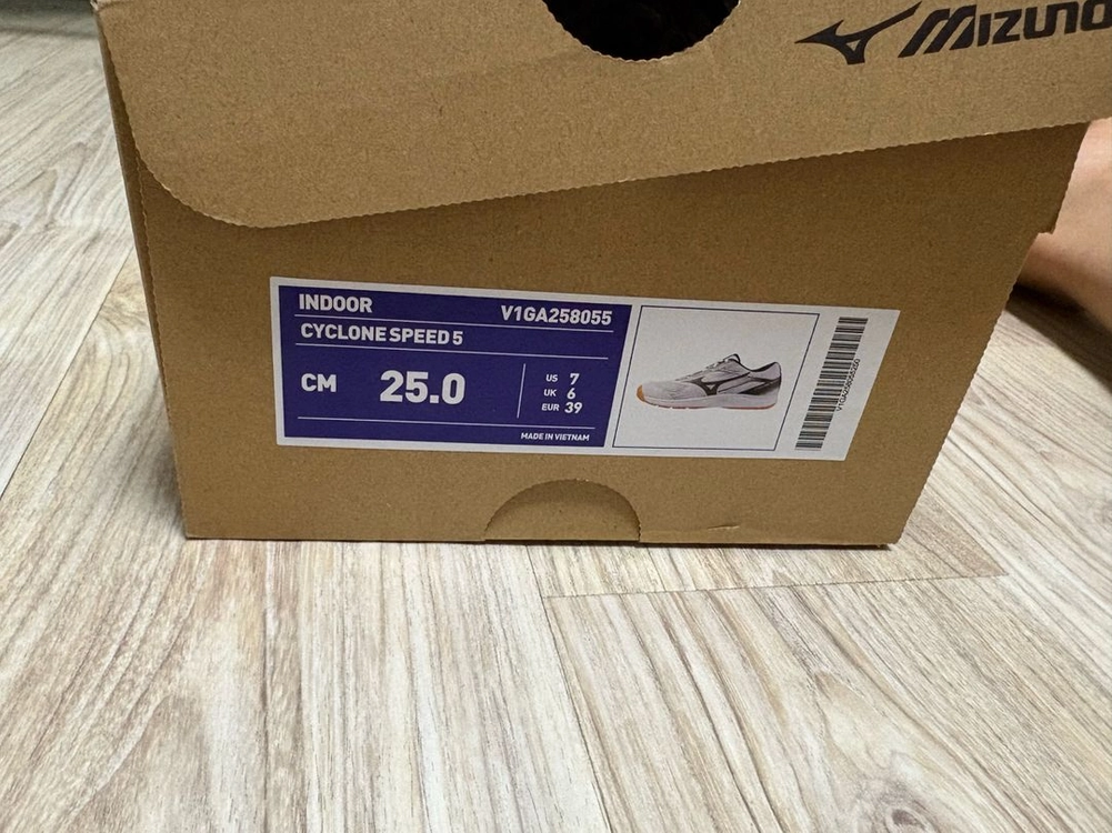 미즈노 사이클론 스피드 5 250mm 운동화 이미지
