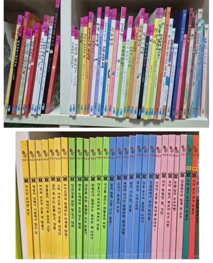 (2질)웅진주니어 우리그림책 + 교원 호시탐탐박물관 이미지