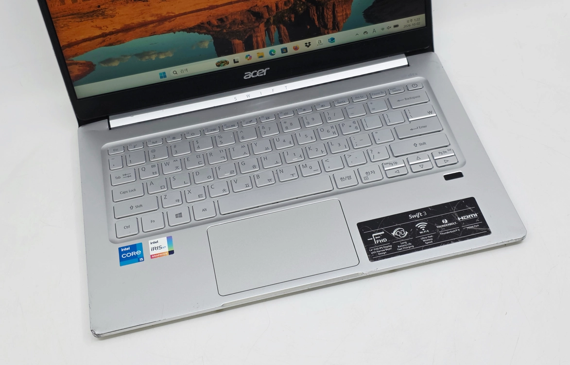 에이서 스위프트3 SF314-59 i5-1135G7 RAM 16GB SSD 512GB 중고 노트북 이미지