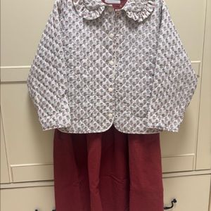 봄가을 쿠르나르꺼 퀼팅면자켓원피스셋트 xxl 새제품급 이미지