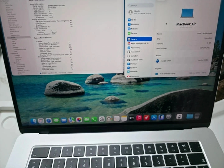 맥북 에어 15 M4 실버 M4 10코어 256GB 16GB 한글 사이클4 새상품급 이미지