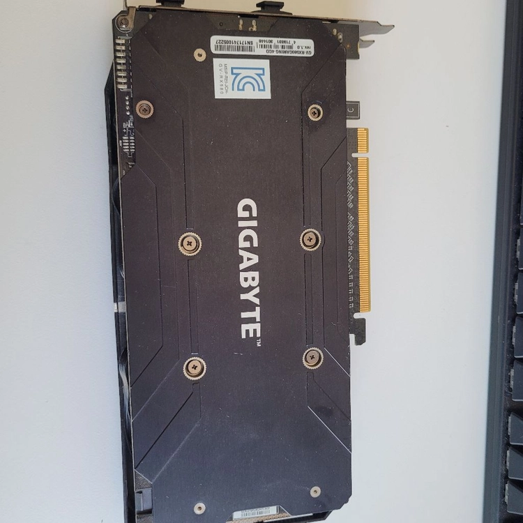Rx580 4g 그래픽카드 이미지