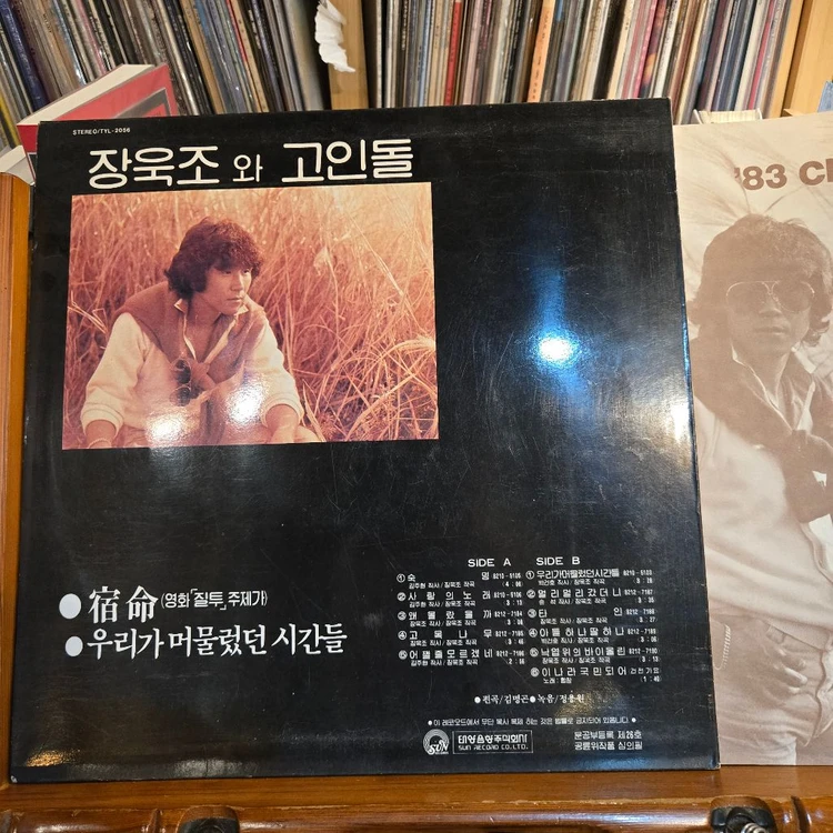 83장욱조.숙명/우리가머물렀던시간들.82.태양.NM/NM-.LP 이미지