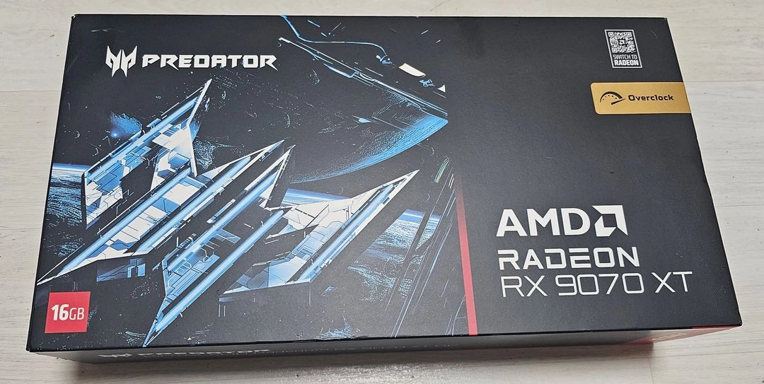 라데온 RX 9070 XT 프레데터 판매합니다. - 안심되는 중고거래
