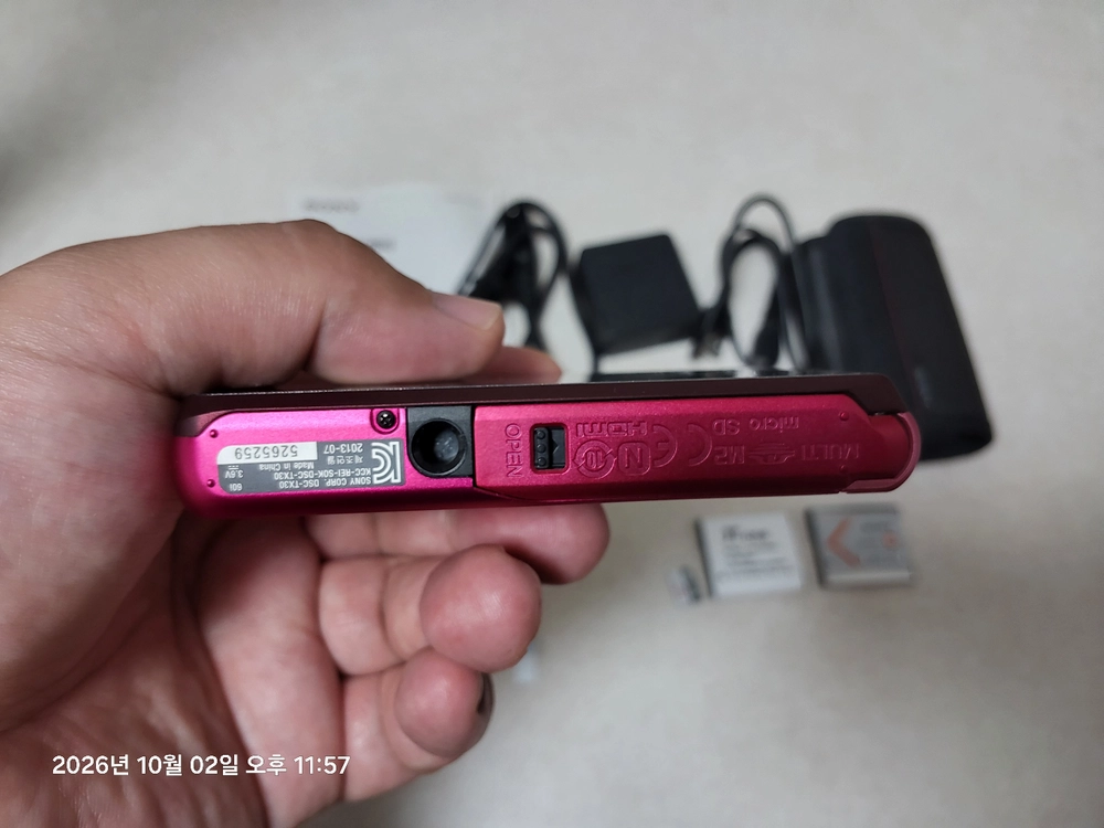 소니 디카 dsc-wx30 핑크색 카메라 s급 판매 합니다. 이미지