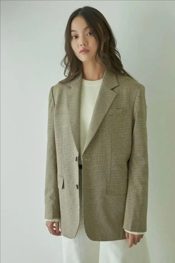 mmgl 체크 블레이저 4size 이미지