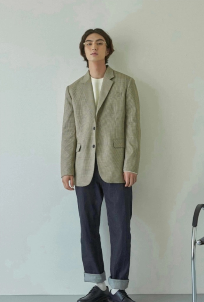 mmgl 체크 블레이저 4size 이미지