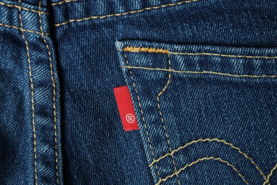 W(L-XL) 리바이스 청바지 데님 블랭크탭 부츠컷 이미지