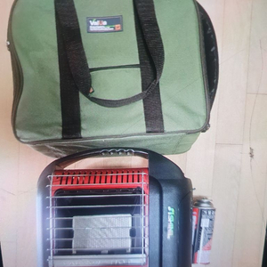 신일 휴대용 가스 히터난로 부탄가스난로 등산 레져 캠핑난로 가방포함 세트 SCG-940SP 이미지