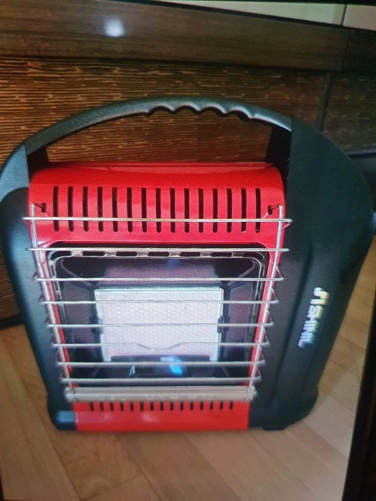 신일 휴대용 가스 히터난로 부탄가스난로 등산 레져 캠핑난로 가방포함 세트 SCG-940SP 이미지