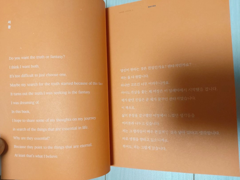 양준일 Maybe 시집 (친필 사인) 이미지