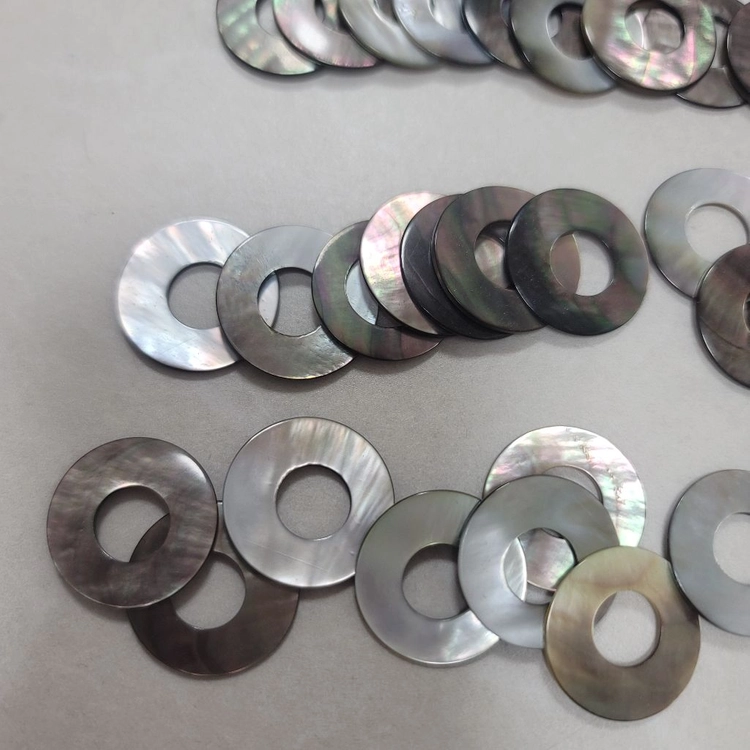 25mm 자개 원형링 50개 이미지