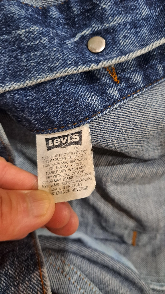 (무료배송)리바이스 오버핏 청자켓(L) 이미지