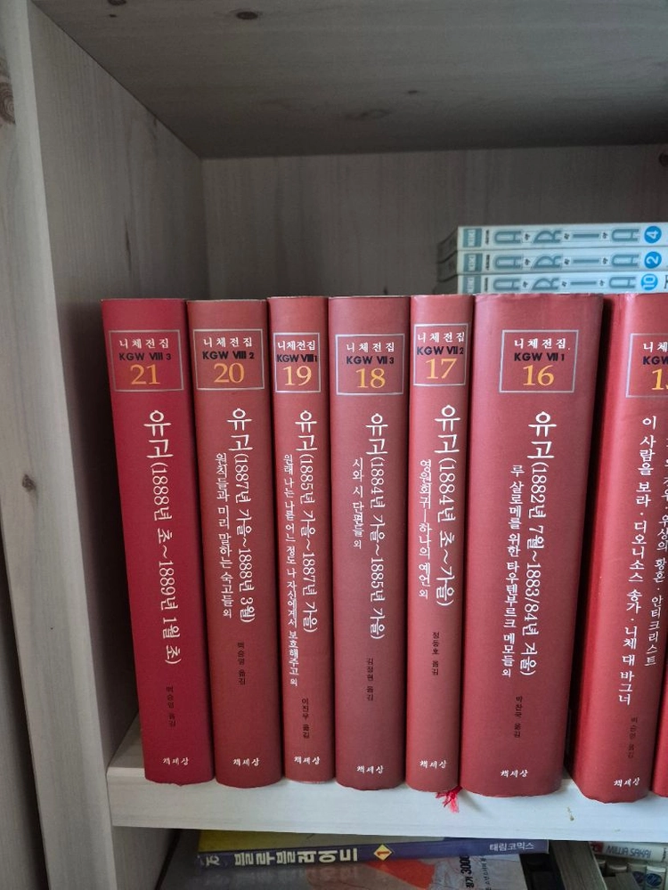 책세상 ㅡ니체전집1~21권 완 이미지