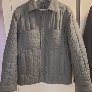 남성 룰루레몬 카키 카라패딩 셔츠 자켓 경량 아우터 S / 캐나다 트레이닝복 데일리웨어 Lululemon 이미지