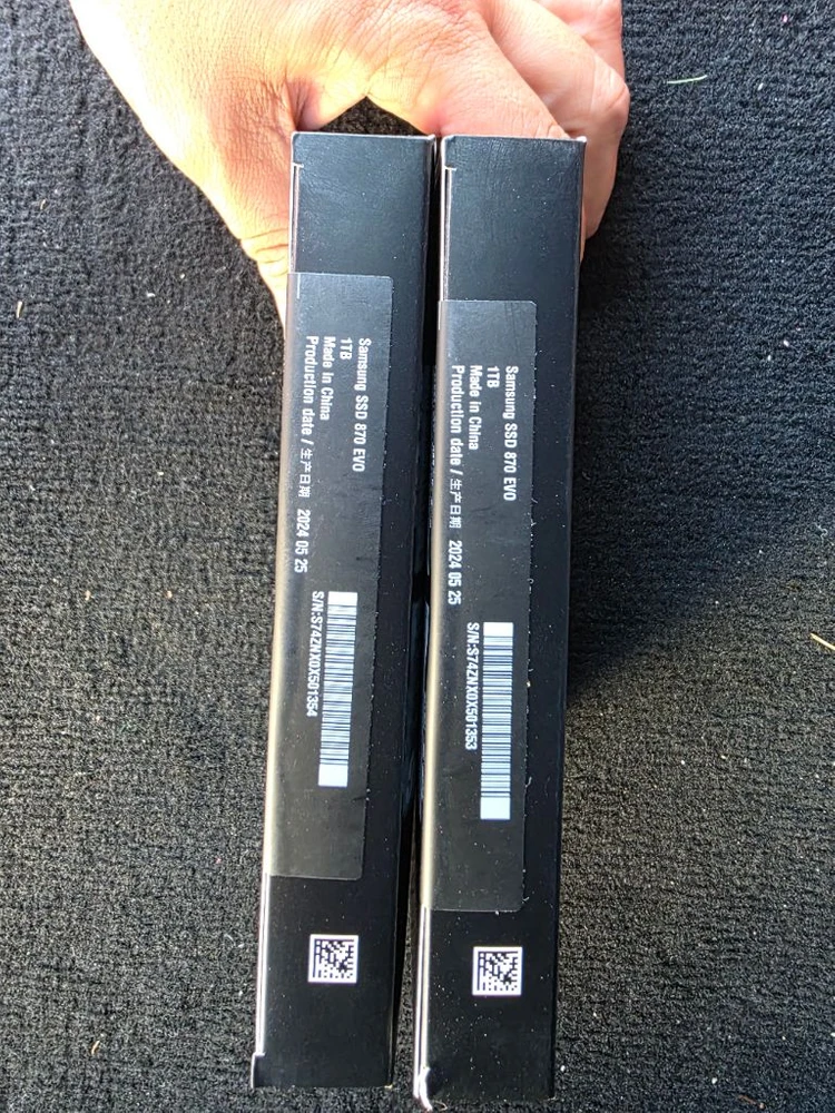 삼성 870 EVO 1TB SATA SSD 미개봉 2개 일괄 이미지