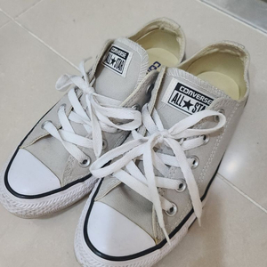 converse 컨버스 스니커즈 라이트 베이지 그레이 신발 225~230 / 츄니토리 시티브리즈 레이브 몽돌 이미지