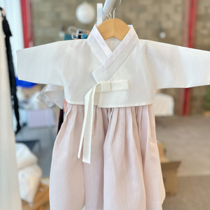 백일 여아 아기한복 (상태 좋아요) 이미지