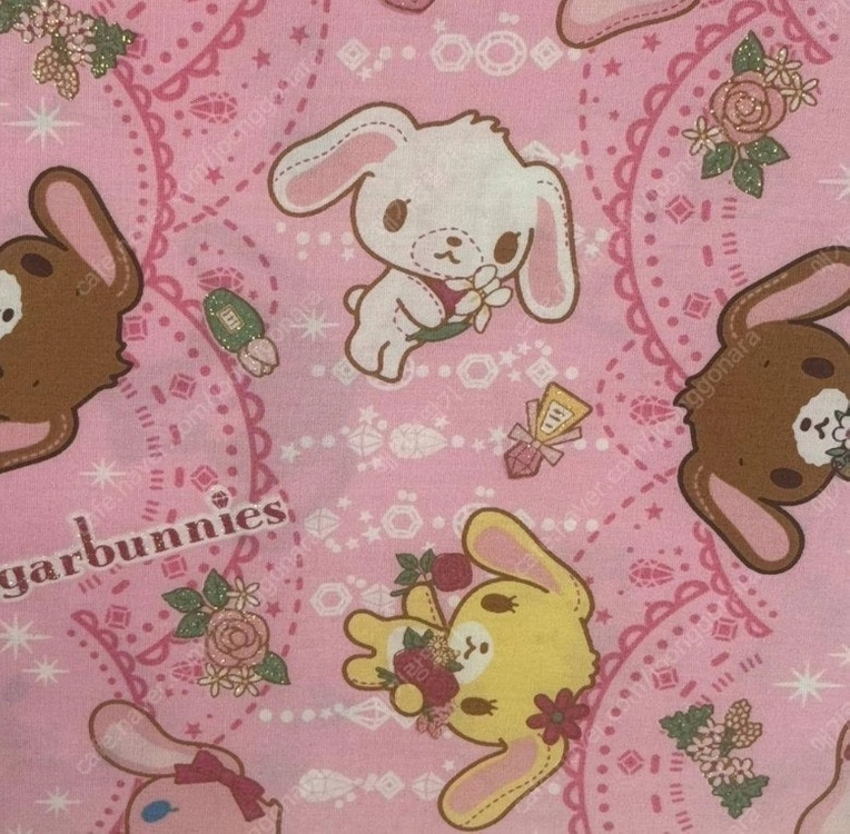 딸기키티원단 키티담요이불한복키티다니엘한정 이미지