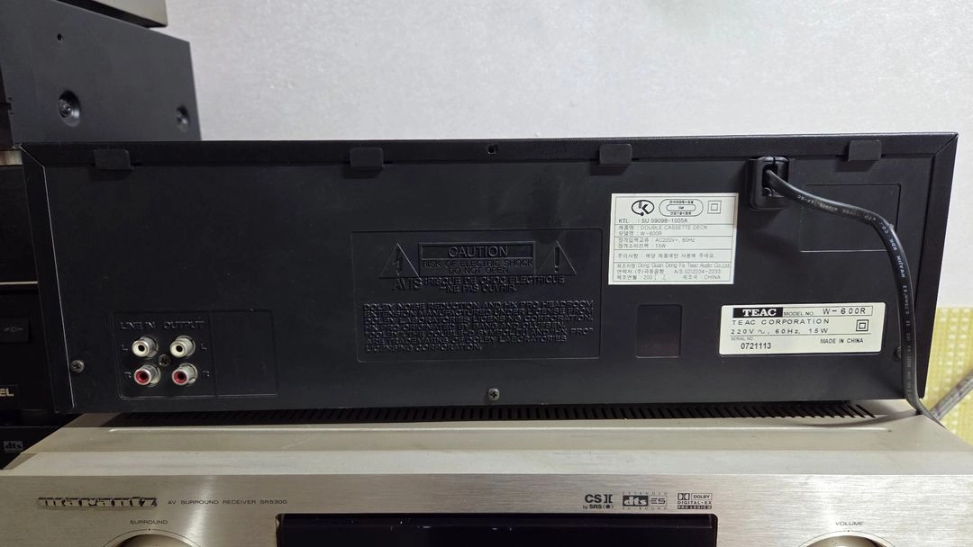 티악더블데크 TEAC W 600R 플레이어 이미지