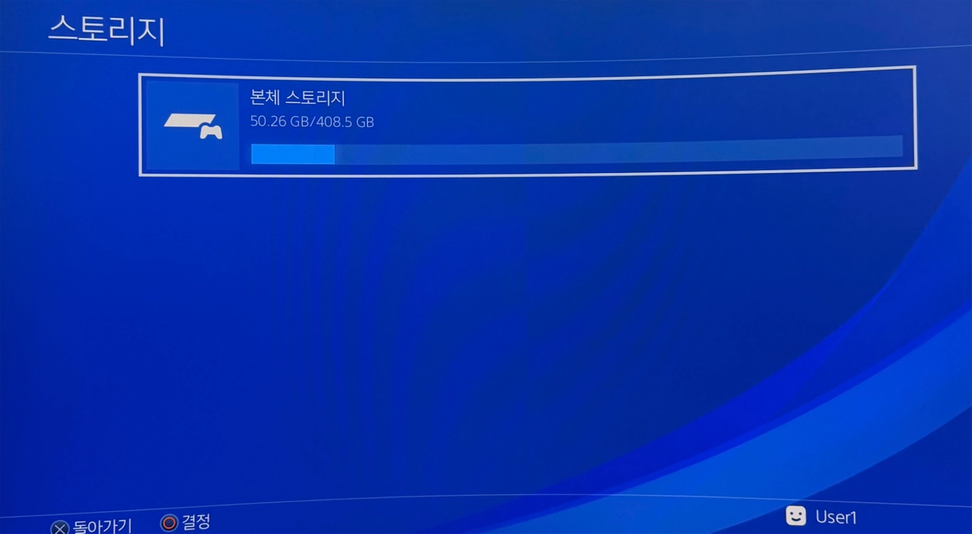 PS4 CUH-1105A 화이트 500GB / 펌웨어 10.50 / 듀얼쇼크 2개 / GTA5·디비전 포함 이미지