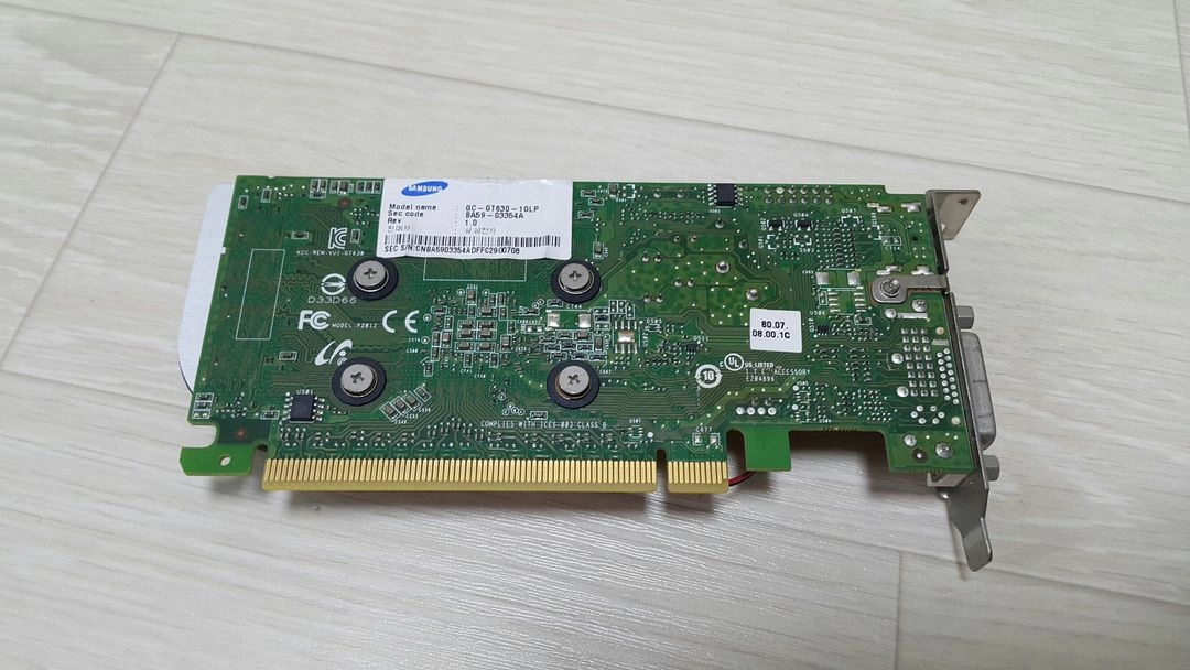 GT 630 LP 그래픽카드 이미지